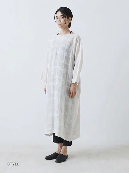 26春夏 linen ramie one-piece