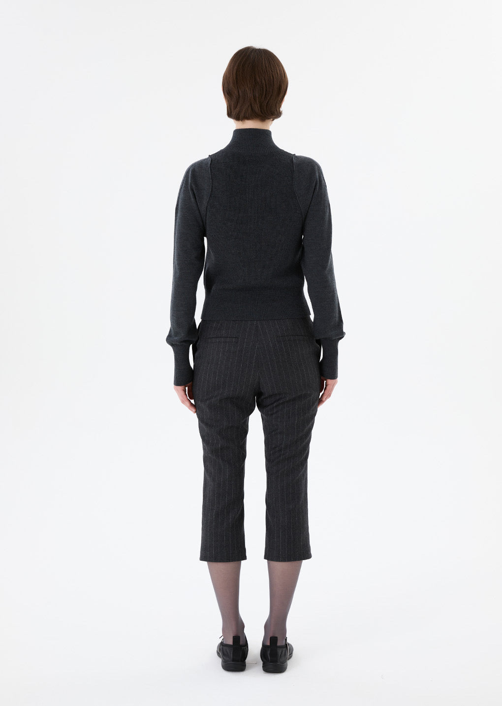 25早秋 BLOCKING BUTTON UP CARDIGAN