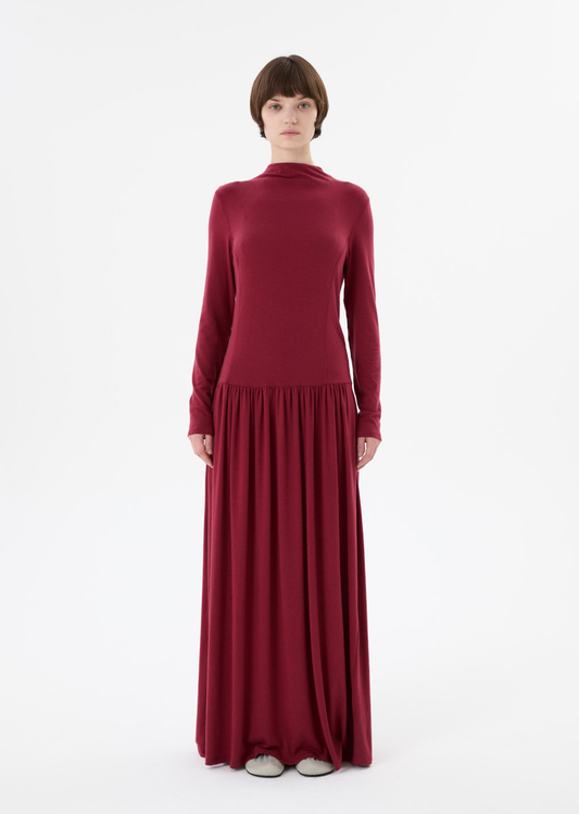 25早秋 MOCK NECK JERSEY DRESS