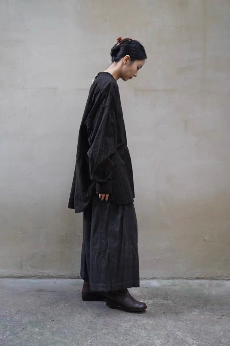 25秋冬 CHECK DRESS PULLOVER  SHIRT