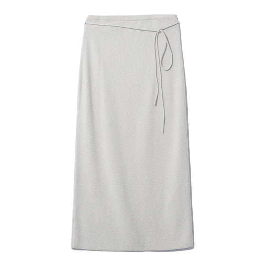 25早秋 STRING STRAIGHT KNIT 半裙