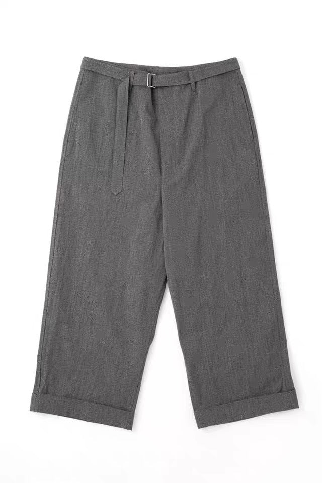 25秋冬 WORK CROPPED TROUSERS