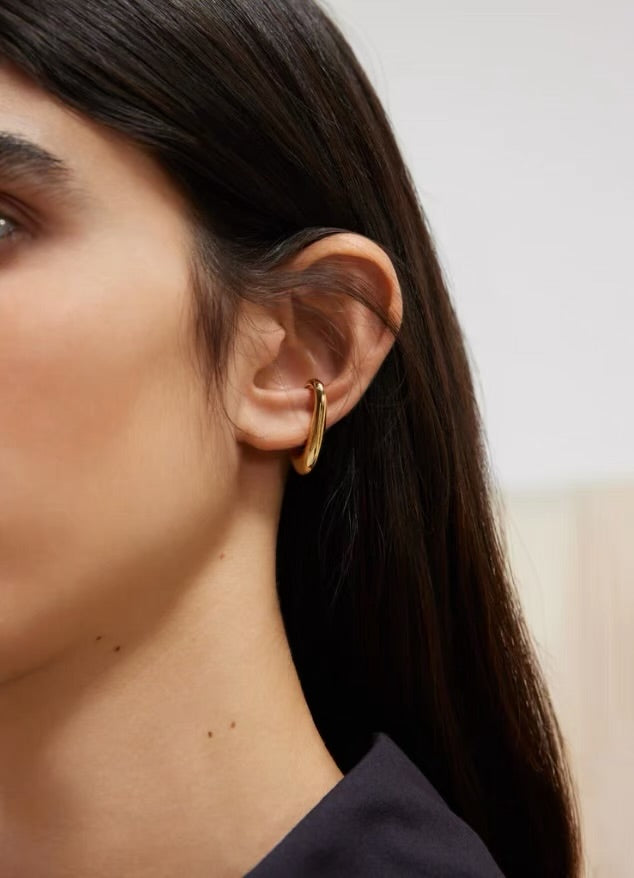 24SS LONG DROP EARCUFF 长款水滴耳夹
