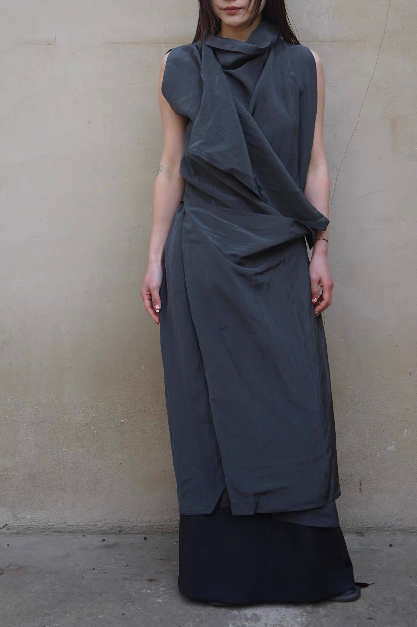 26早春  CELIA WRAP DRESS