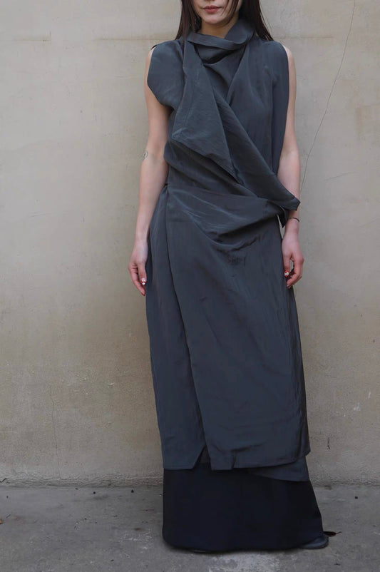 26早春  CELIA WRAP DRESS