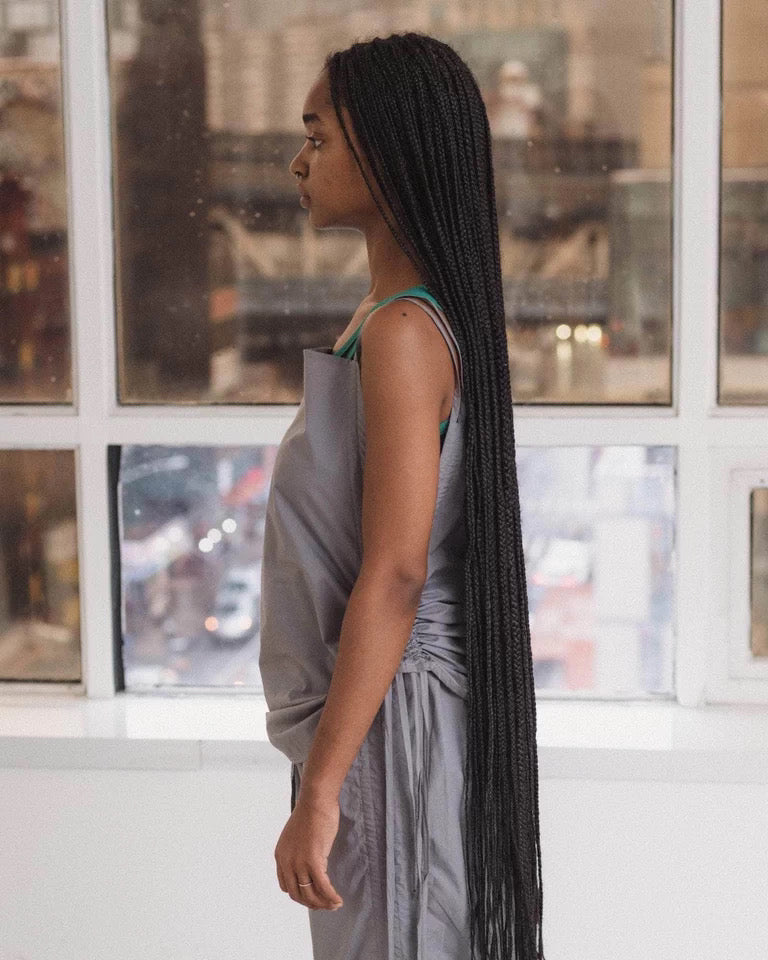 25早秋  PICTORIAL STRAP TOP 抽绳吊带