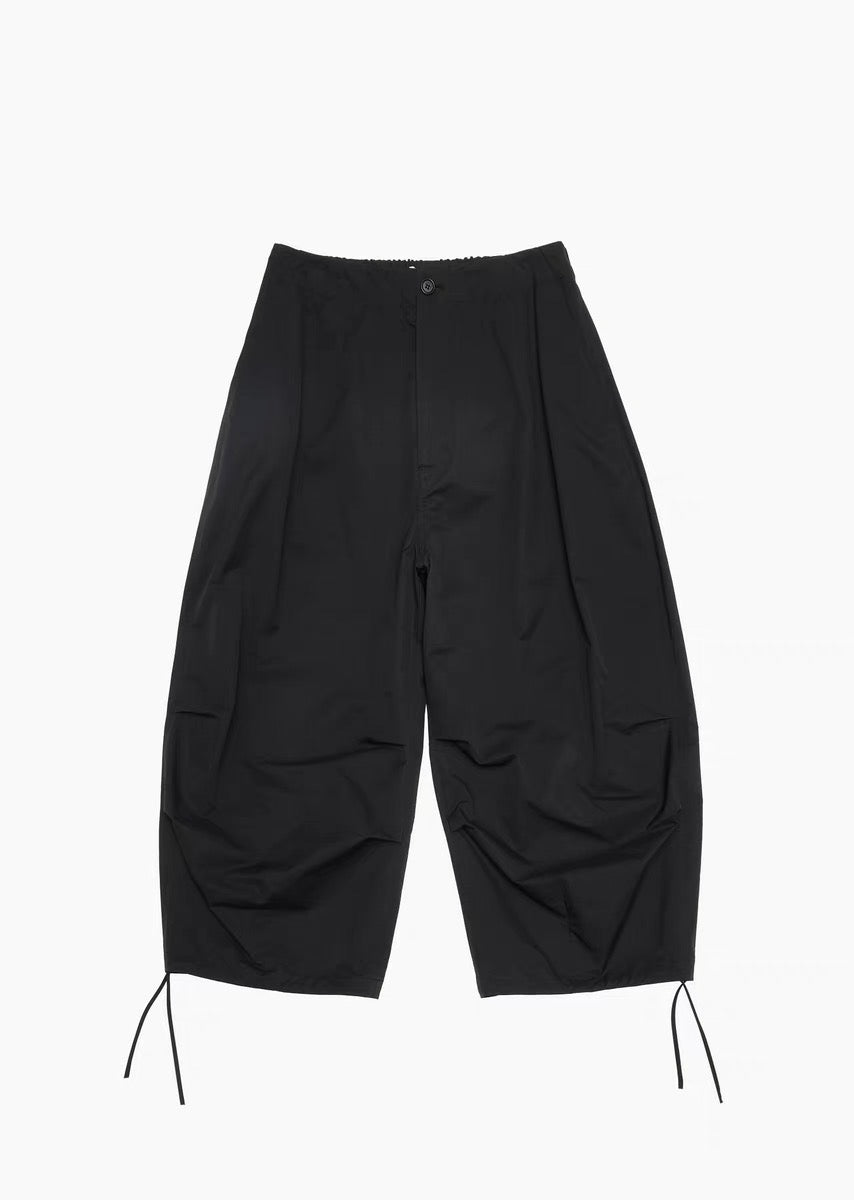 24早秋 COTTON NYLON WIDE CAPRI PANTS