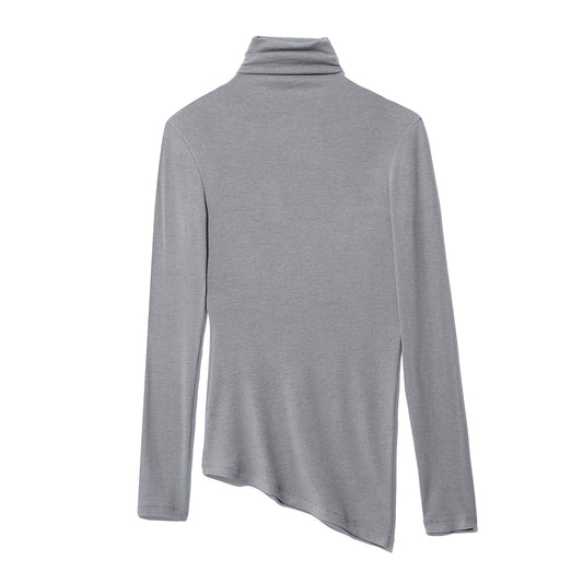 25早秋 ASYMMETRICAL TURTLENECK TOP