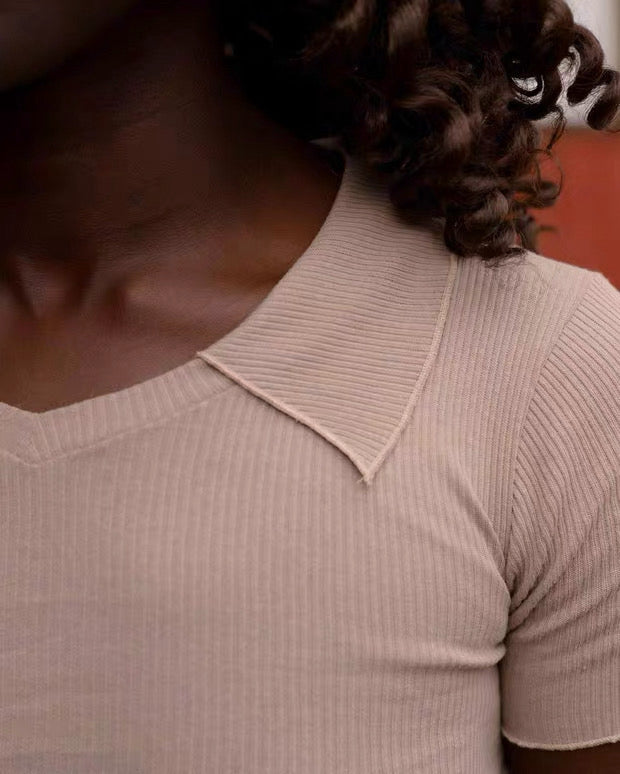 26早春  ISO TOP 翻领T