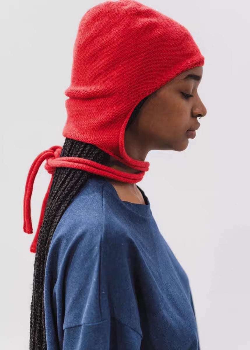 25早秋  TIER HOOD 系带羊绒帽