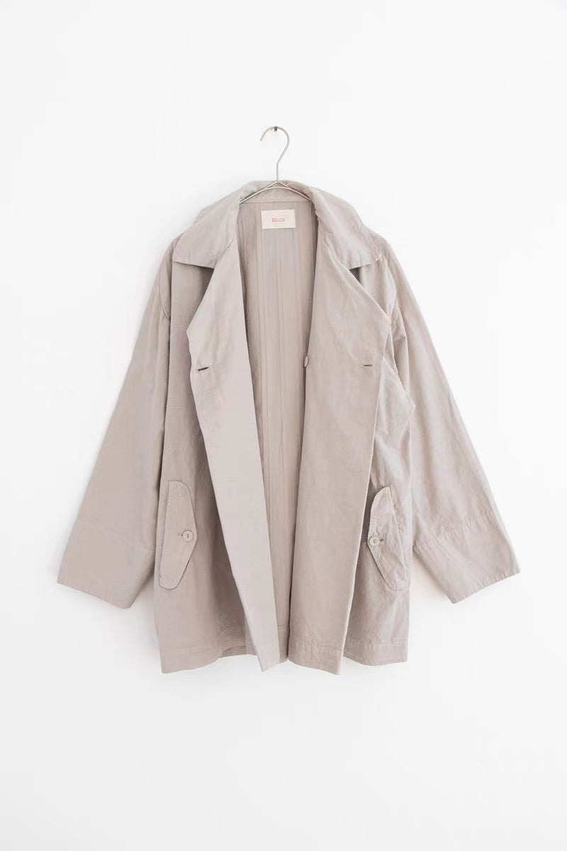 25早春 broadcloth motorcycle jacket