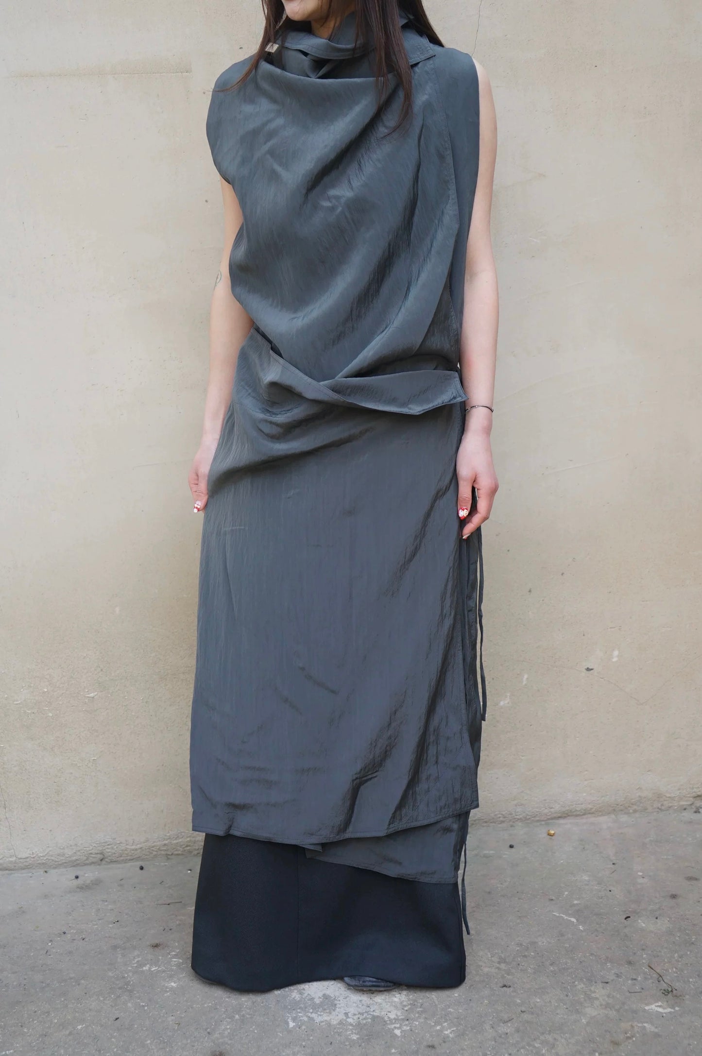 26早春  CELIA WRAP DRESS