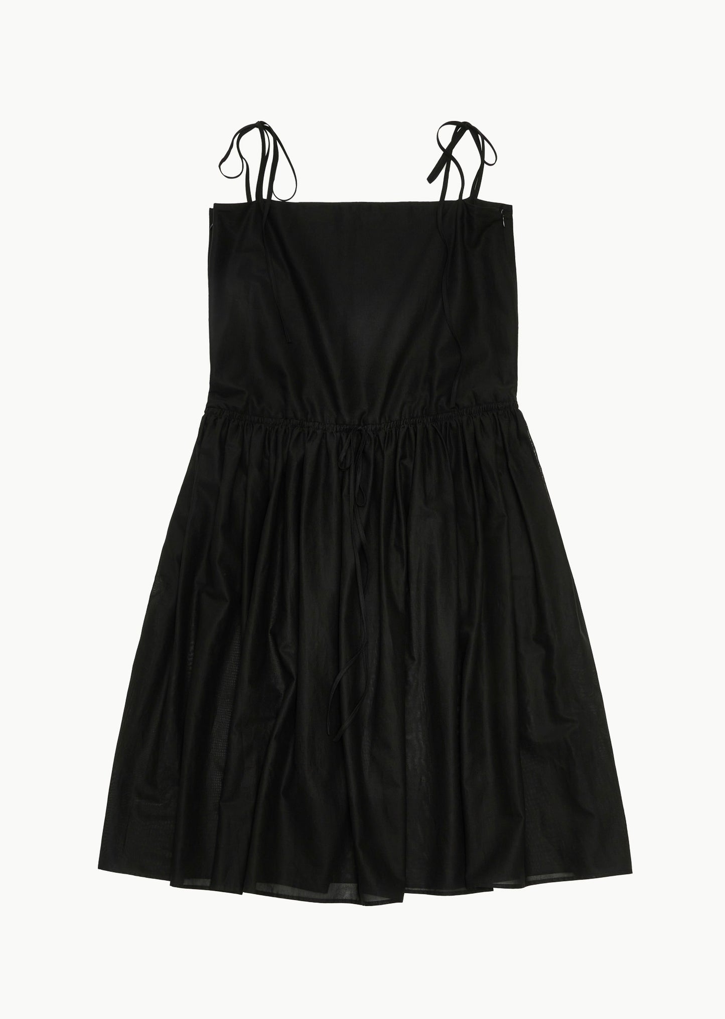 24早春 SHEER SHIRRING LONG DRESS吊带裙