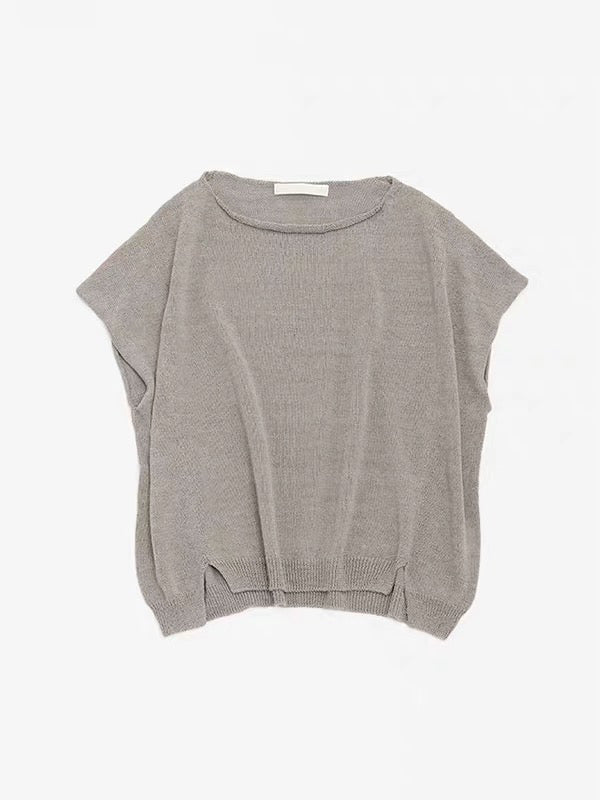 26春夏 linen cotton vest