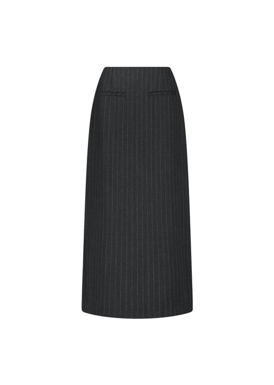 25早秋  WOOL MAXI LONG SKIRT