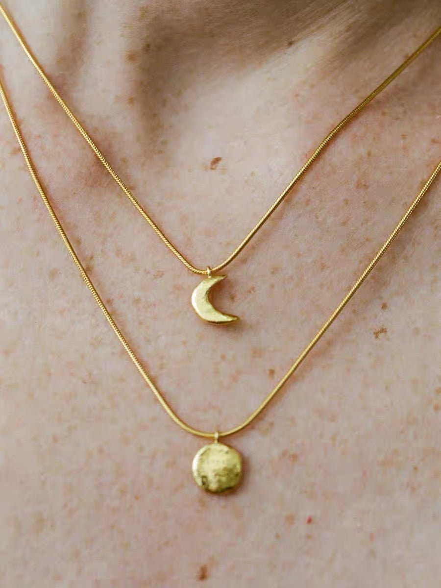25SS新款 Sun and Moon Necklace