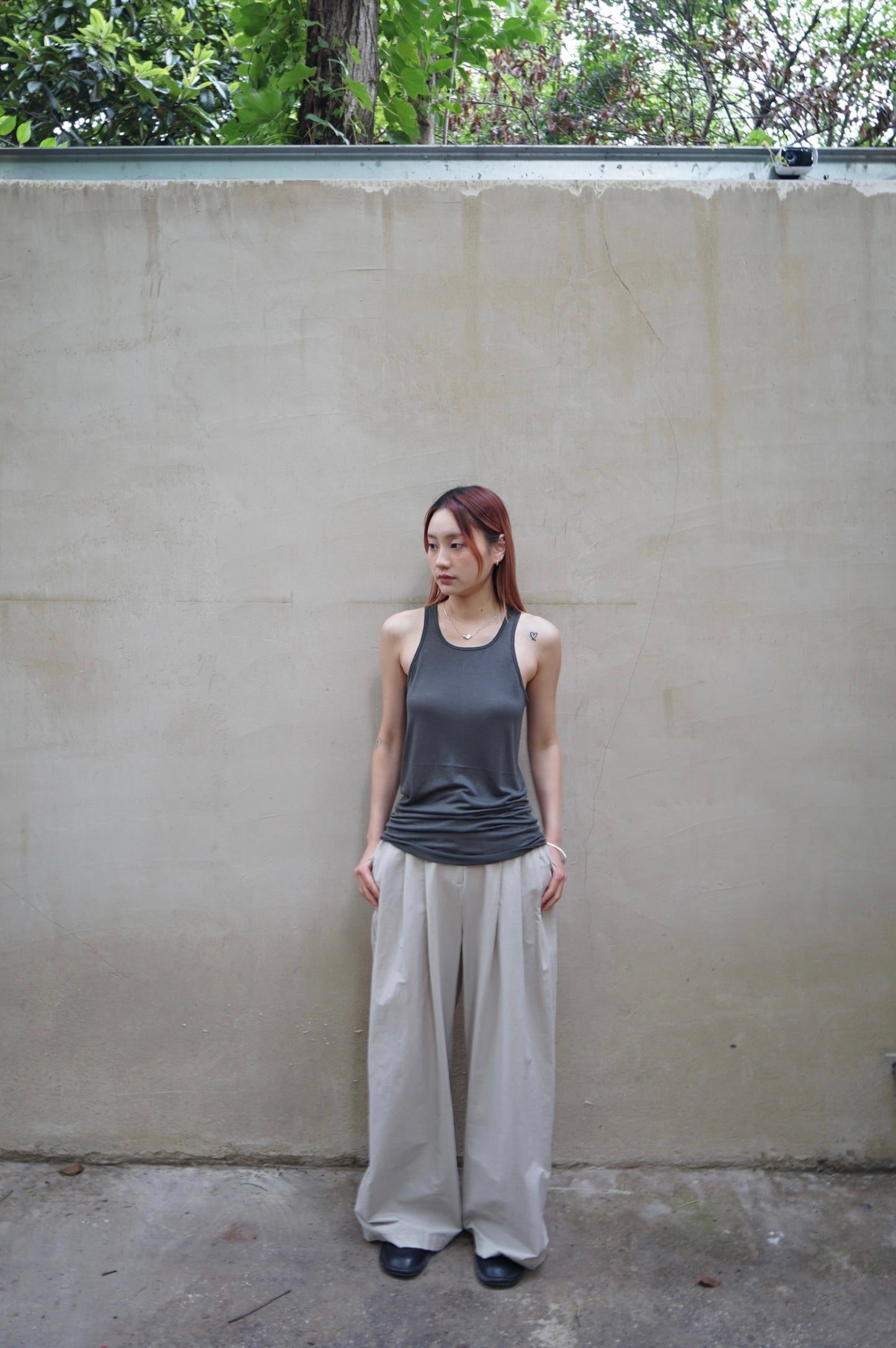 25春夏 天丝羊毛显瘦百搭工字背心