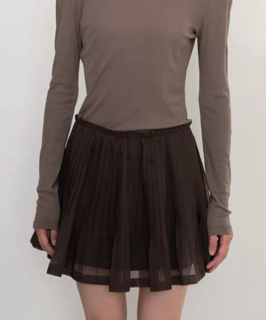26早春 PLEATED MINI SKIRT