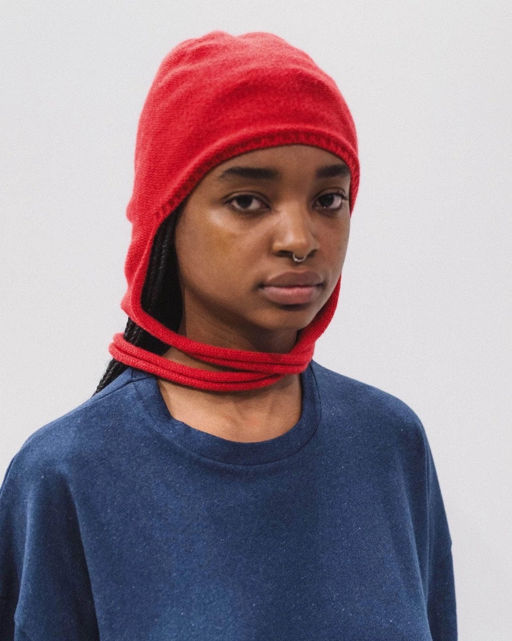 25早秋  TIER HOOD 系带羊绒帽