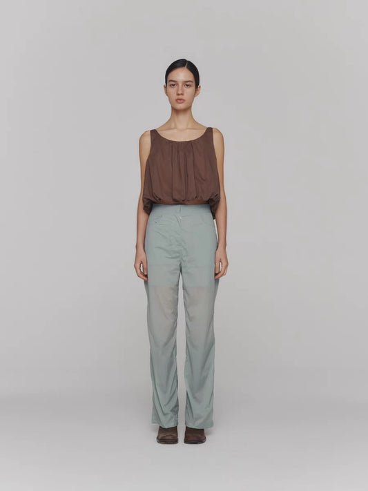 24春夏 SHEER VOLUME CROP TOP