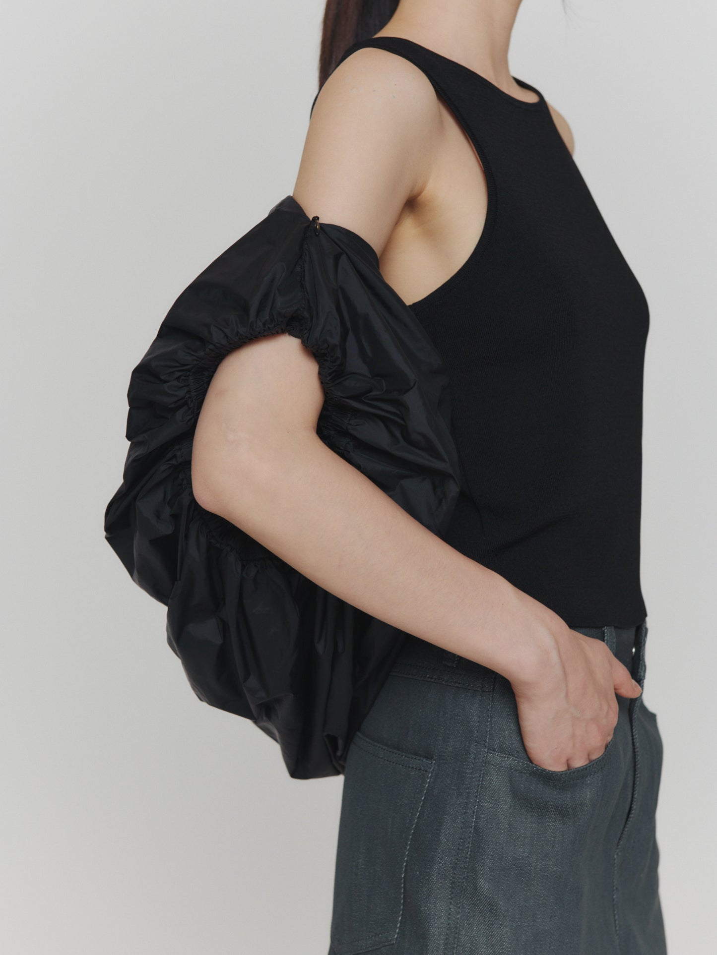 24早春 TWO-WAY VOLUME SHIRRING BOLERO