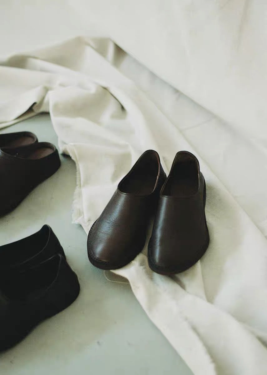 24春夏 SLIPON 牛皮拖