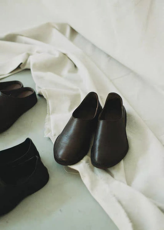 24春夏 SLIPON 牛皮拖