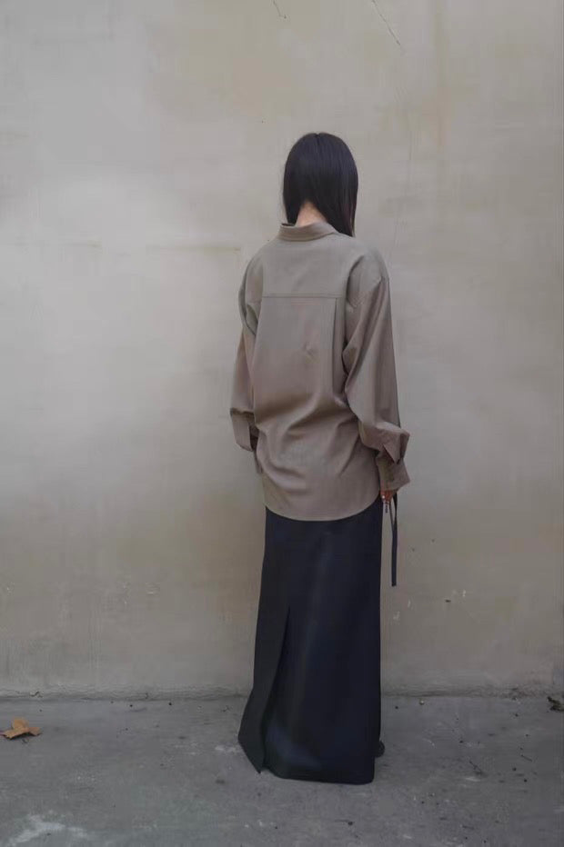 26早春  SIDE TWISTED SHIRT
