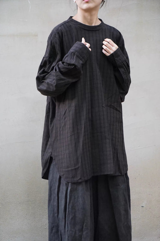 25秋冬 CHECK DRESS PULLOVER  SHIRT