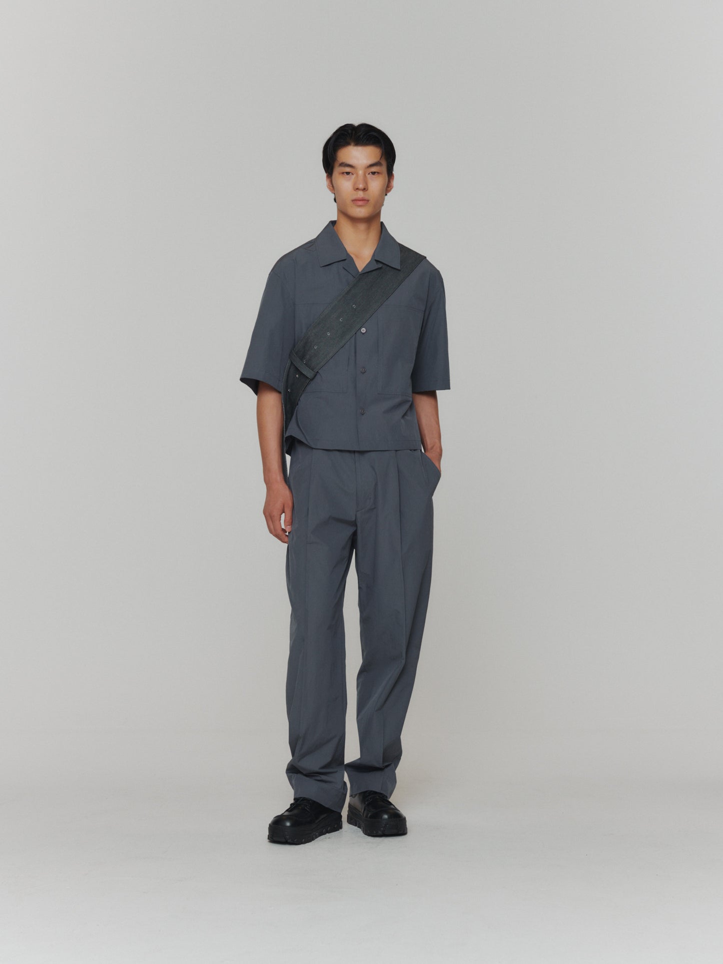 24早春 POCKET HALF SHIRTS 短款衬衫