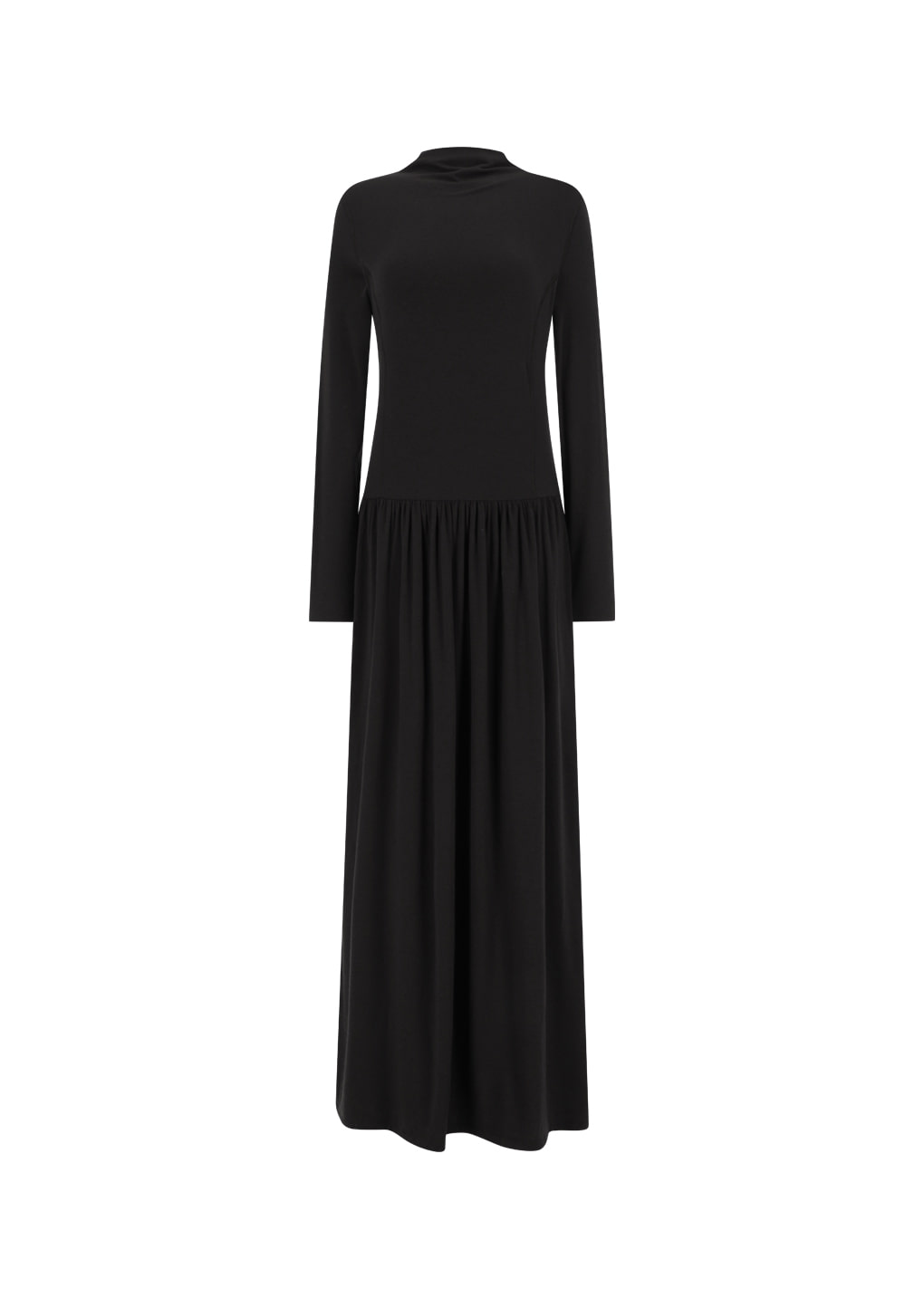 25早秋 MOCK NECK JERSEY DRESS