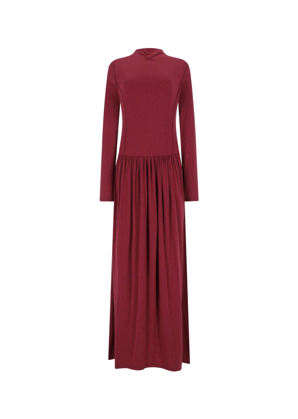 25早秋 MOCK NECK JERSEY DRESS