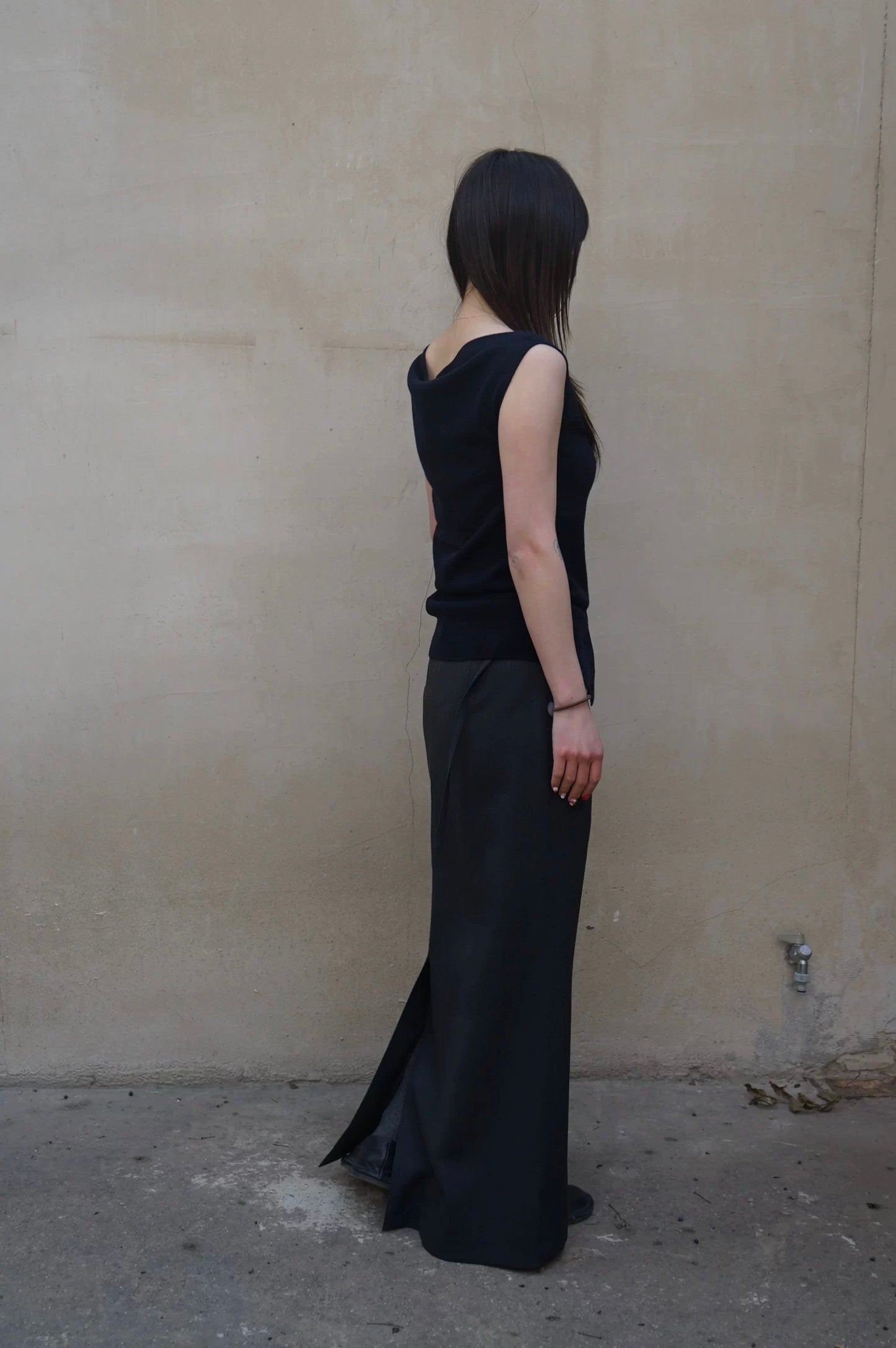26早春 BOATNECK KNIT VEST