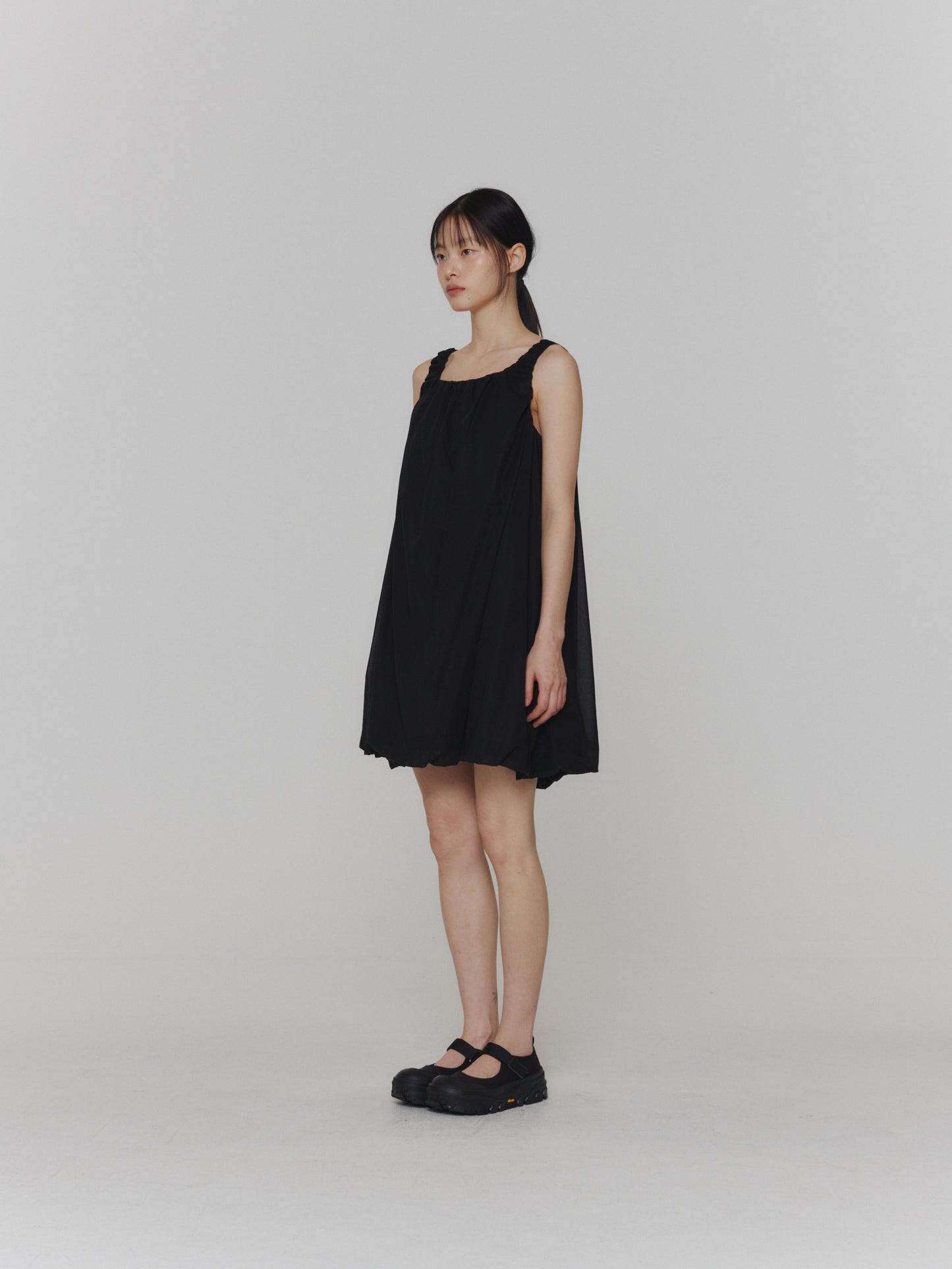 24早春 SHEER VOLUME MINI DRESS