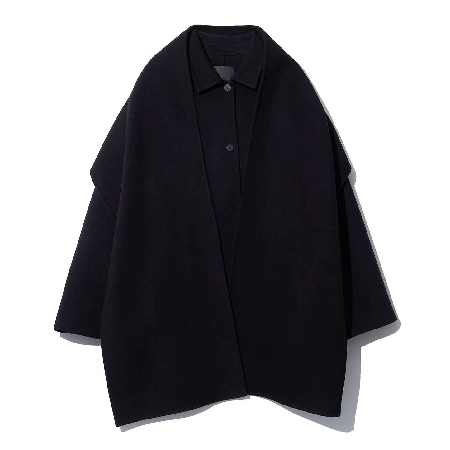 25秋冬 WOOL HANDMADE 围巾短大衣