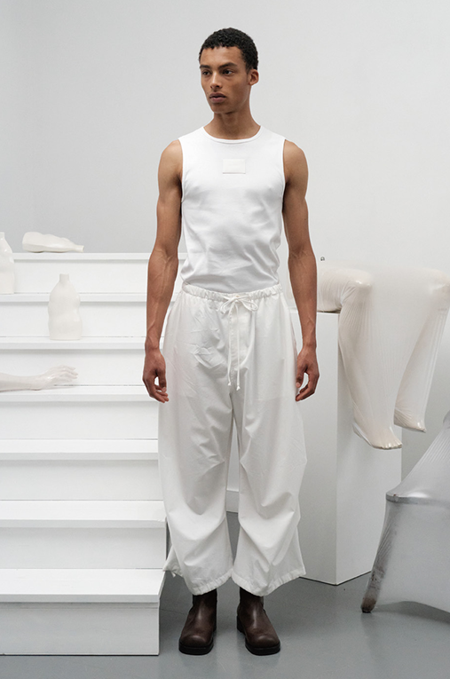 25早春 DRAWSTRING CAPRI PANTS