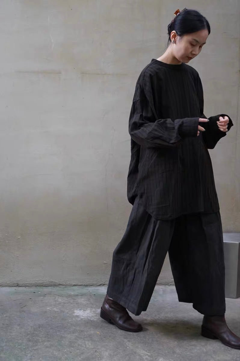 25秋冬 CHECK DRESS PULLOVER  SHIRT