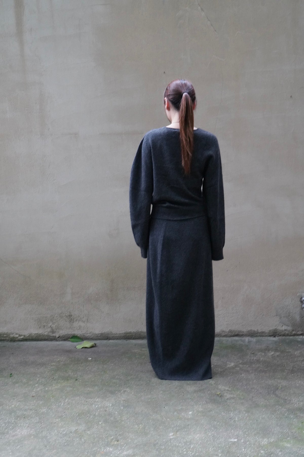 26早秋 CARA TWISTED SET KNIT SKIRT