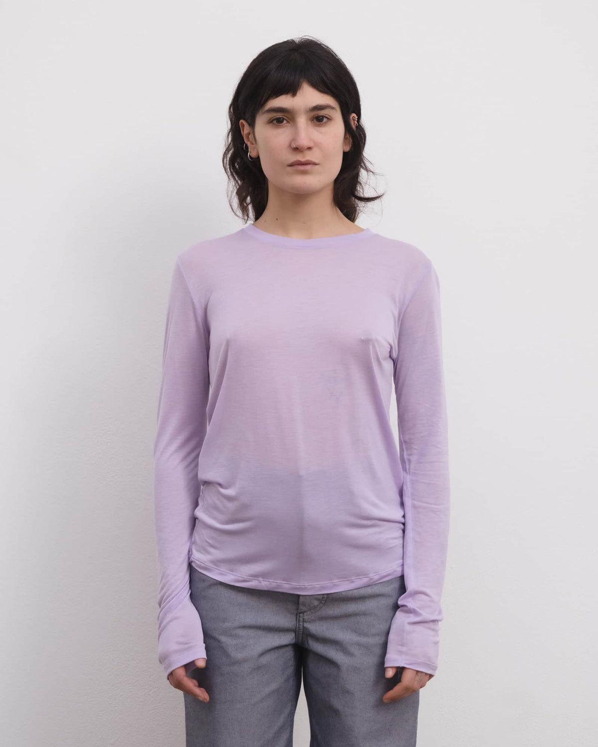 26早秋 LONG SLEEVE TEE Lyocell