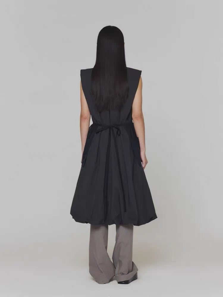 25春夏 COTTON VOLUME SHIRRING DRESS