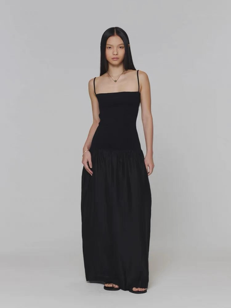 25春夏 SILKY KNIT MAXI DRESS 吊带连衣裙