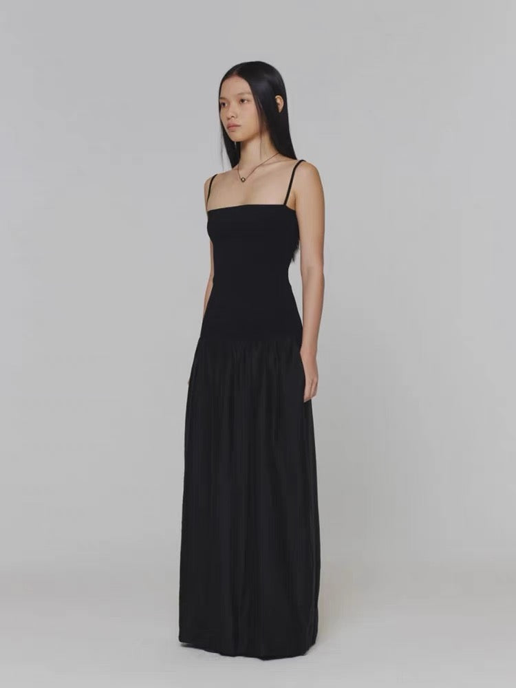 25春夏 SILKY KNIT MAXI DRESS 吊带连衣裙