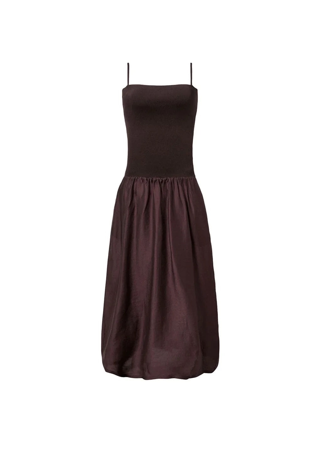 25春夏 SILKY KNIT MAXI DRESS 吊带连衣裙