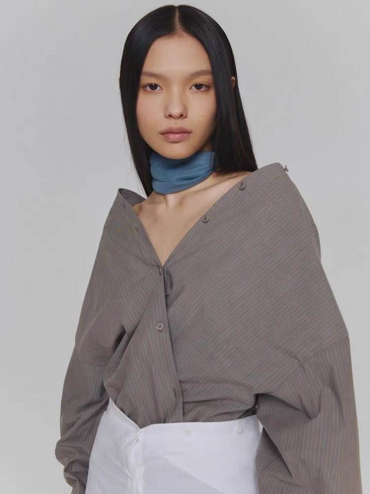 25春夏 STRIPE SHIRTS DRESS