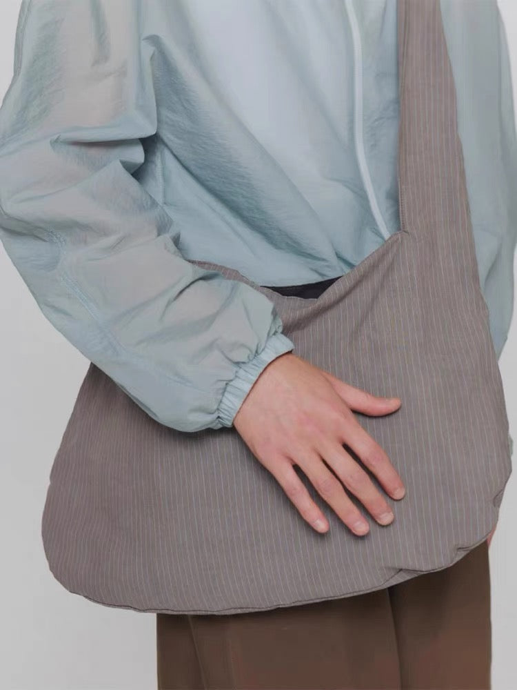 25春夏 STRIPE LARGE SHOULDER BAG 系带包