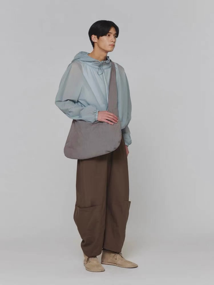 25春夏 STRIPE LARGE SHOULDER BAG 系带包