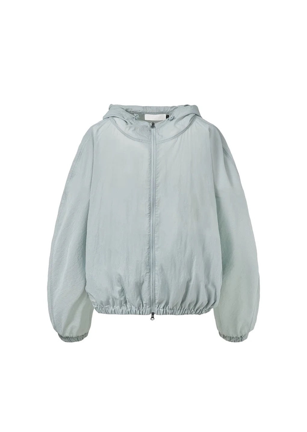 25春夏 SHEER NYLON RAGLAN HOODED JUMPER
