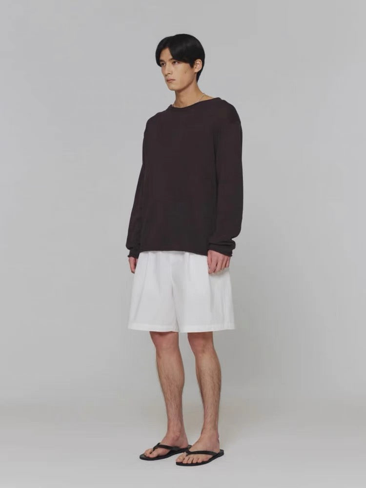 25春夏 PAPER YARN PULLOVER 针织长袖