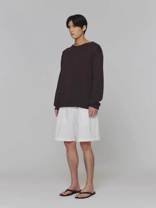 25春夏 PAPER YARN PULLOVER 针织长袖