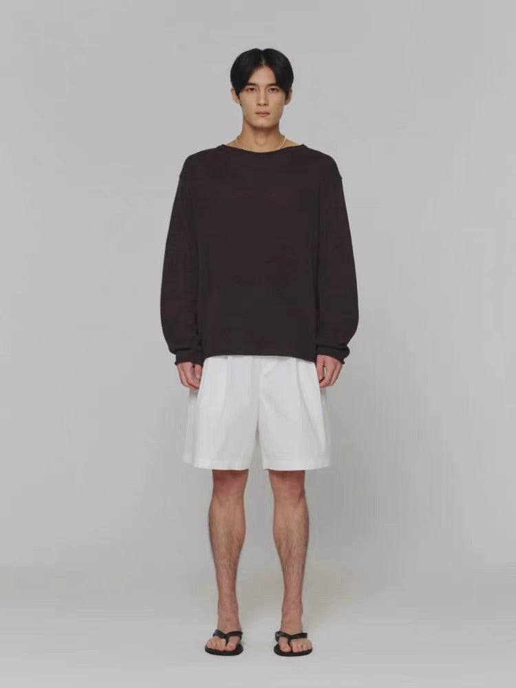 25春夏 PAPER YARN PULLOVER 针织长袖